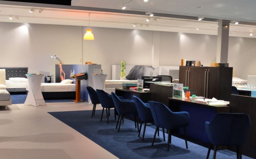 Photo literie Michel accueil en magasin